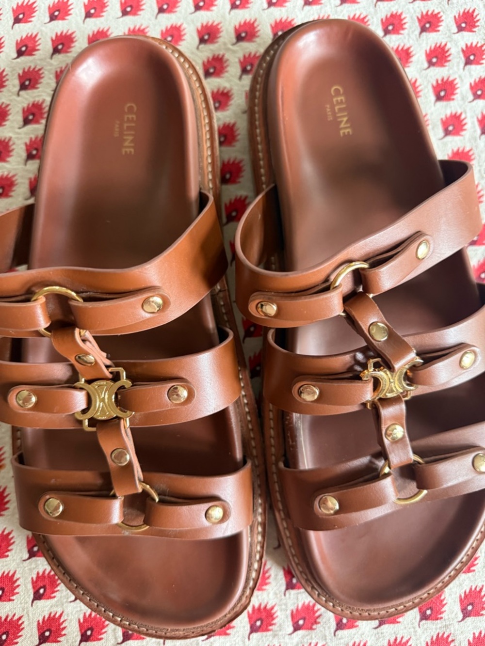 Celine Tippi Slide, size US 10.5, authenticated